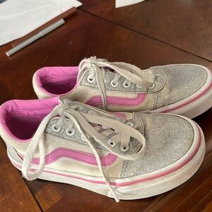 Vans Missy Glitter Little Girls Shoe Size 12.5 US